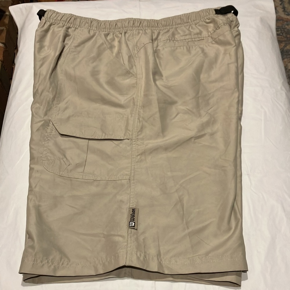 EUC Sz XL Wilson khaki swim cargo shorts - Picture 4 of 9